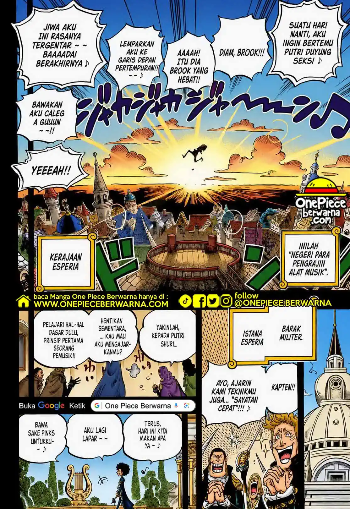 One Piece berwarna 1183 1184 1185 bahasa indonesia
